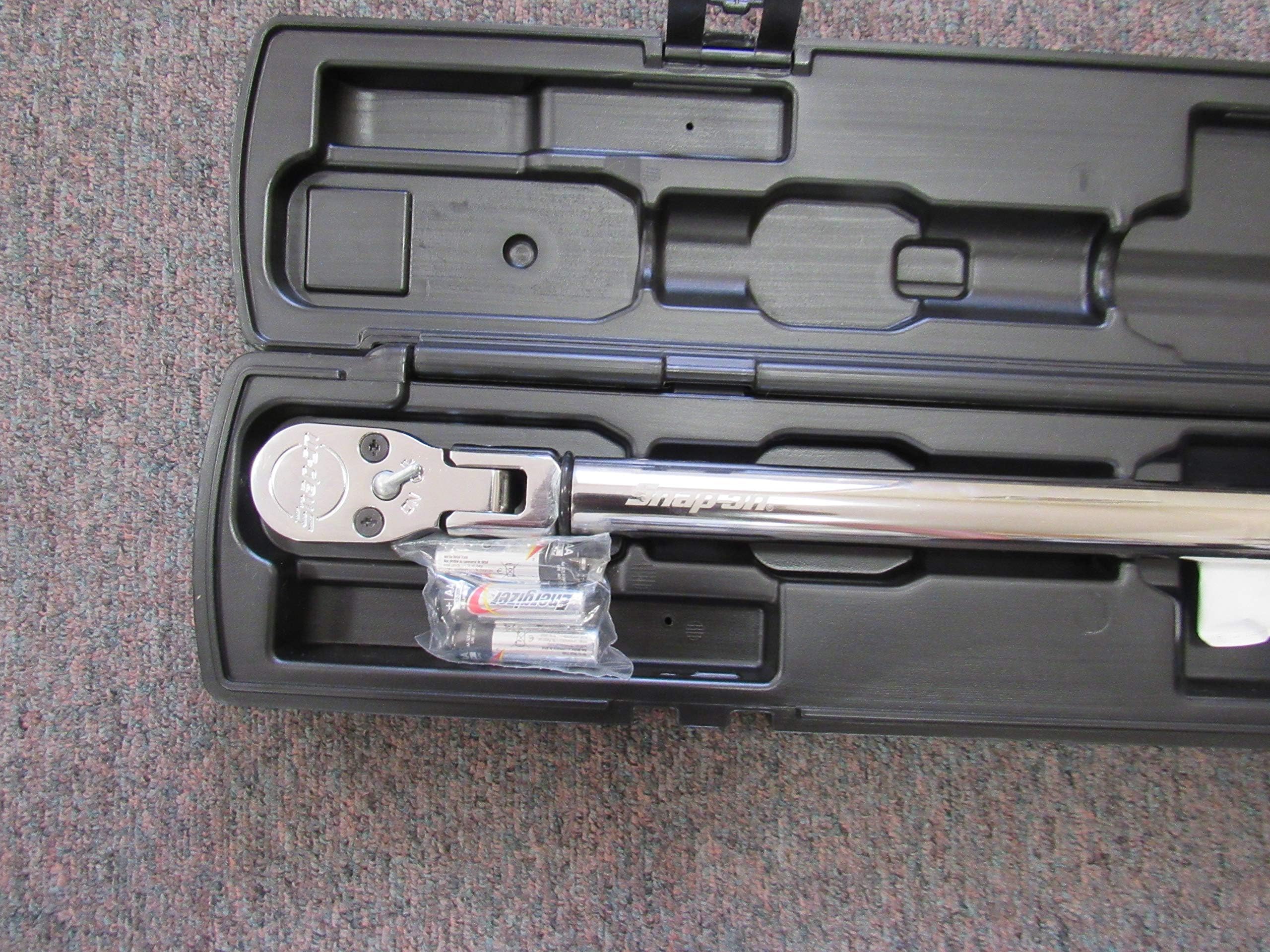 Snap-On 1/2" Drive TechAngle Electronic Torque Wrench (15–300 ft-lb), Part #ATECH3FR300GB