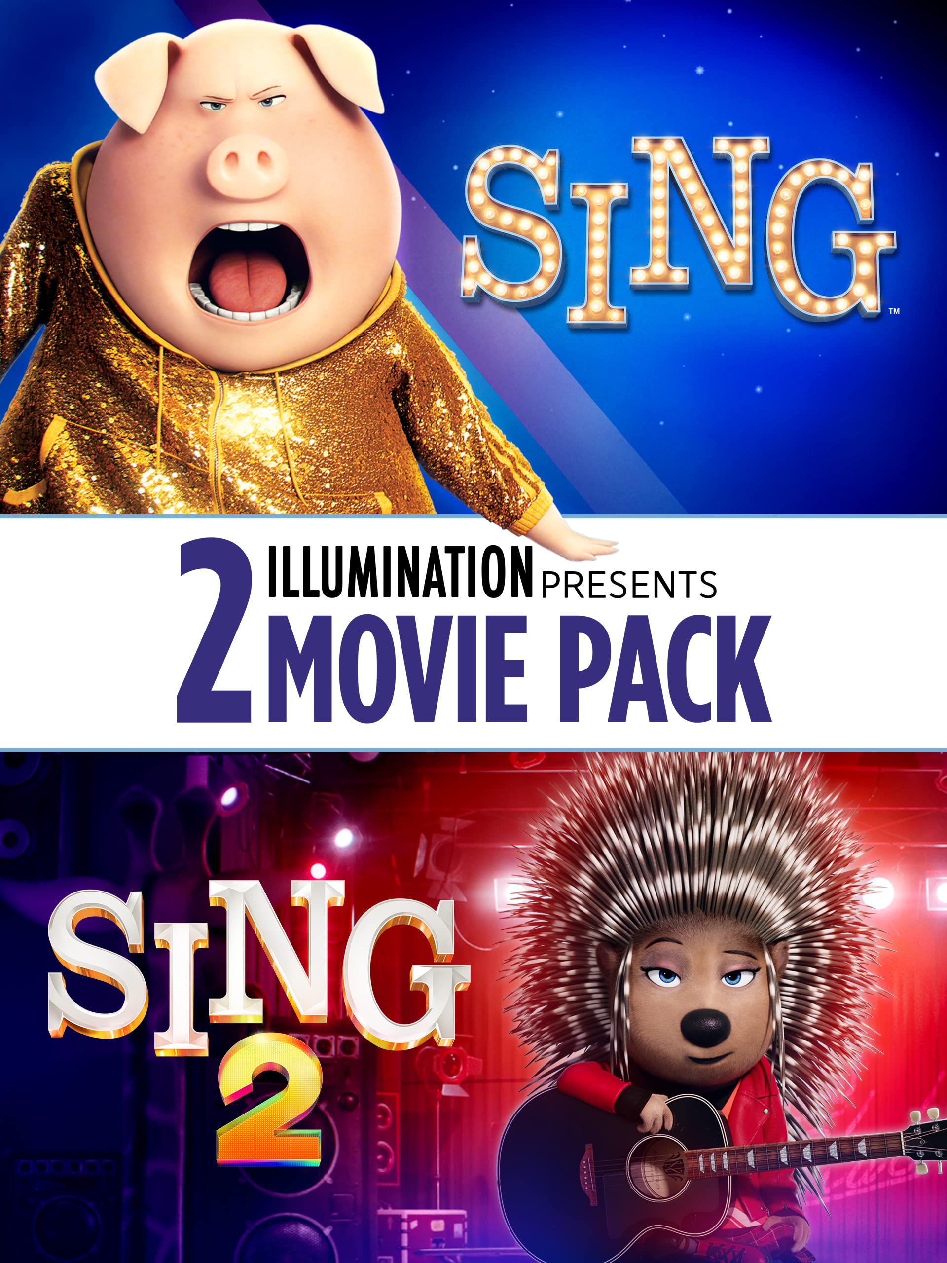 Illumination Presents Sing 2-Movie Pack