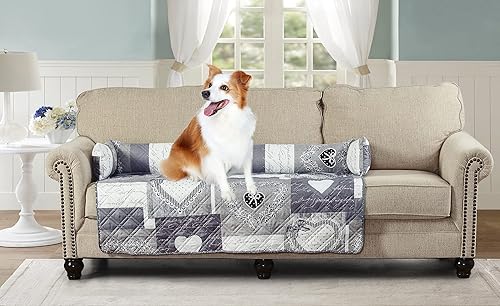 Brilliant Sunshine Tapete acolchado calmante para cama para perro, funda extraíble lavable, protector de cojín y fundas de sofá para perros,