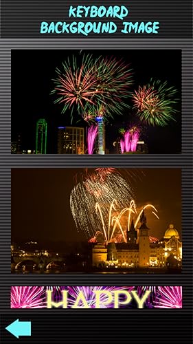 Fireworks New Year Keyboards