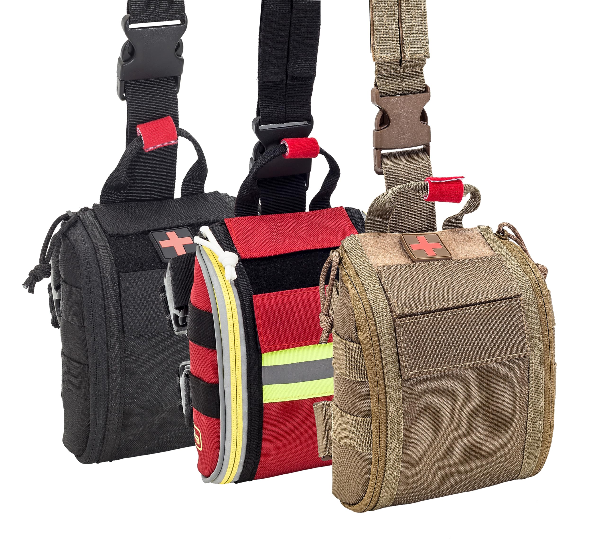 ELITE BAGS Red Fast's Apteczka na nogawki Molle, poliamid, płeć, jeden rozmiar (QVD-00127/04)