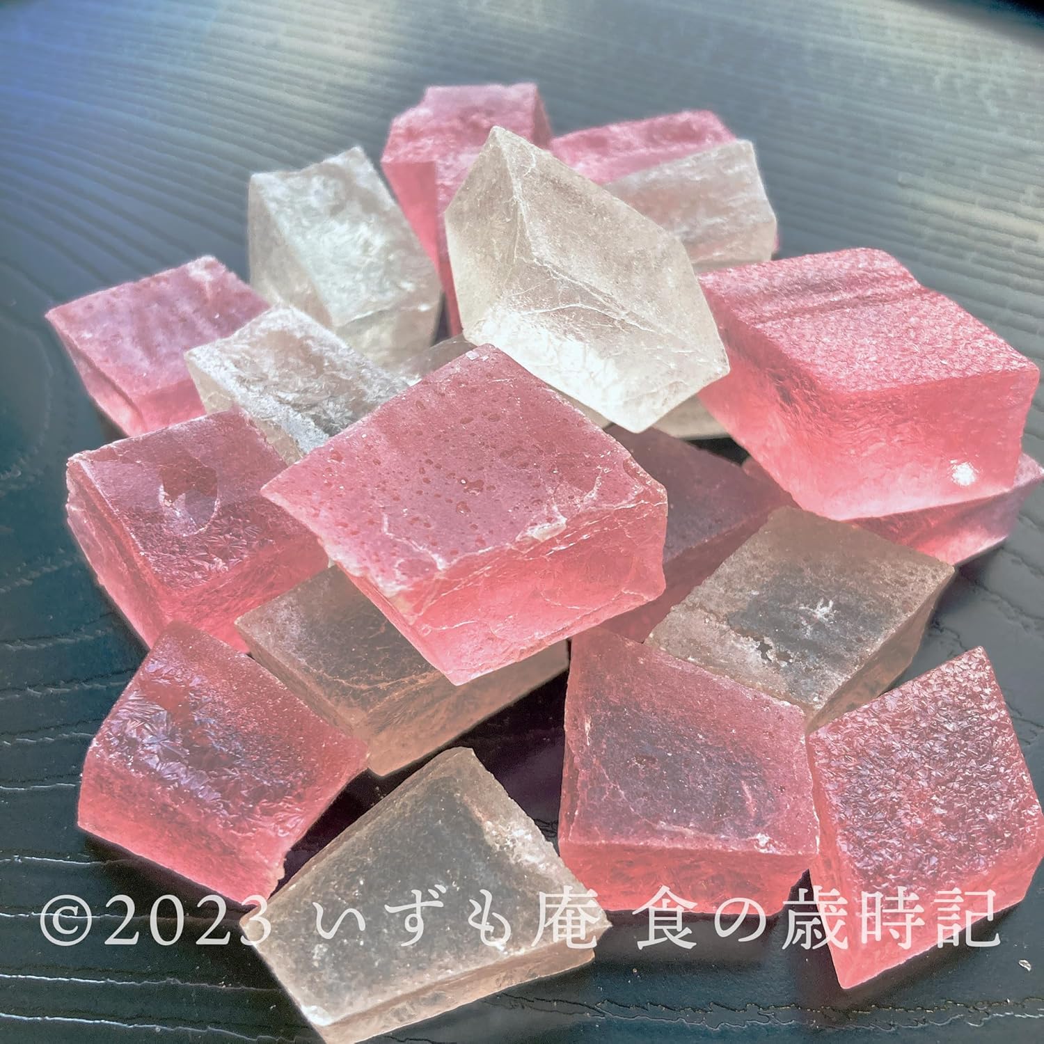 琥珀糖 さくら宝石菓 100g × 3個 こはく糖 岡伊三郎商店