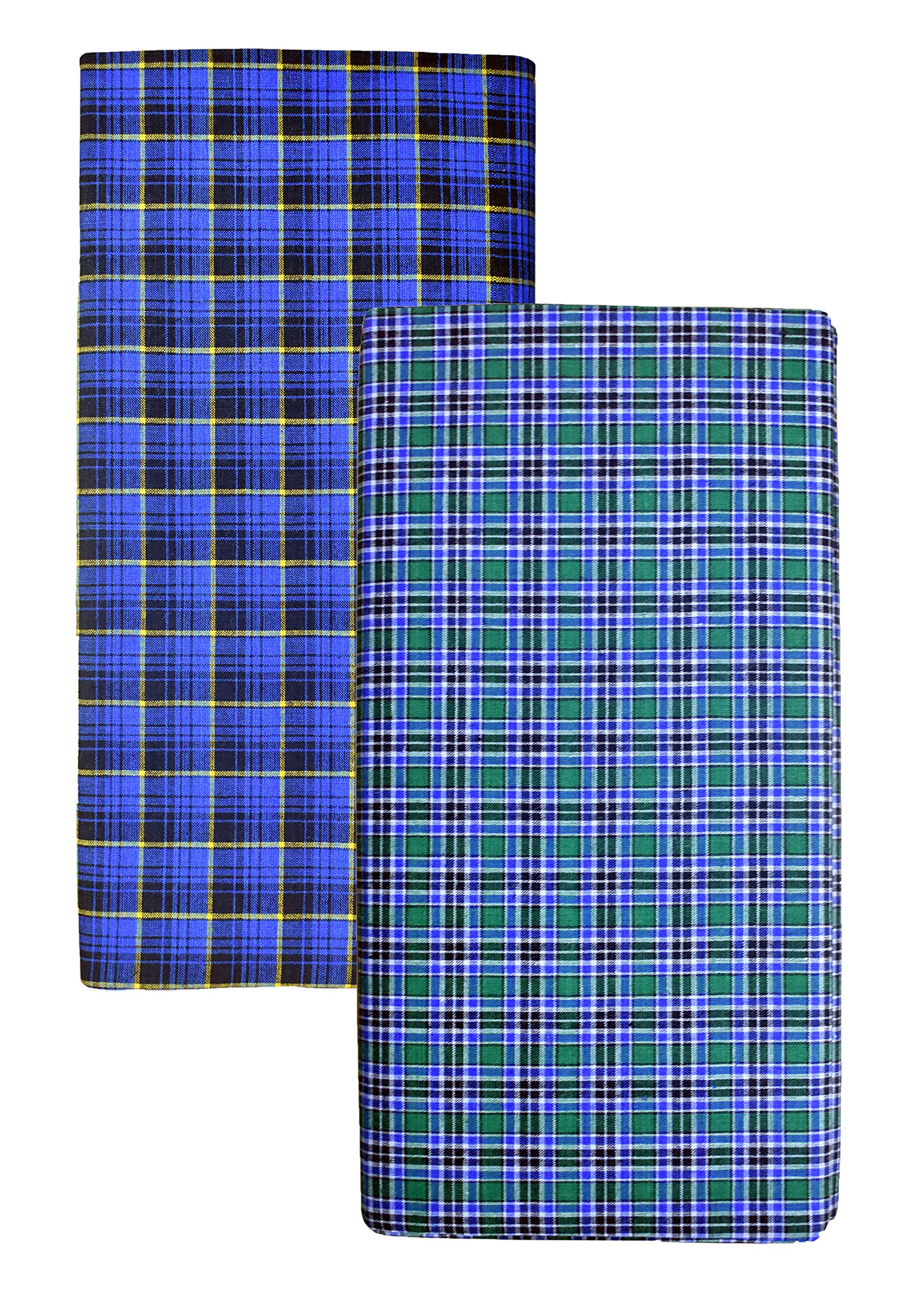 BlueDenim Cotton Lungies for Men (BDMini_2 Meter_Multi Colored)