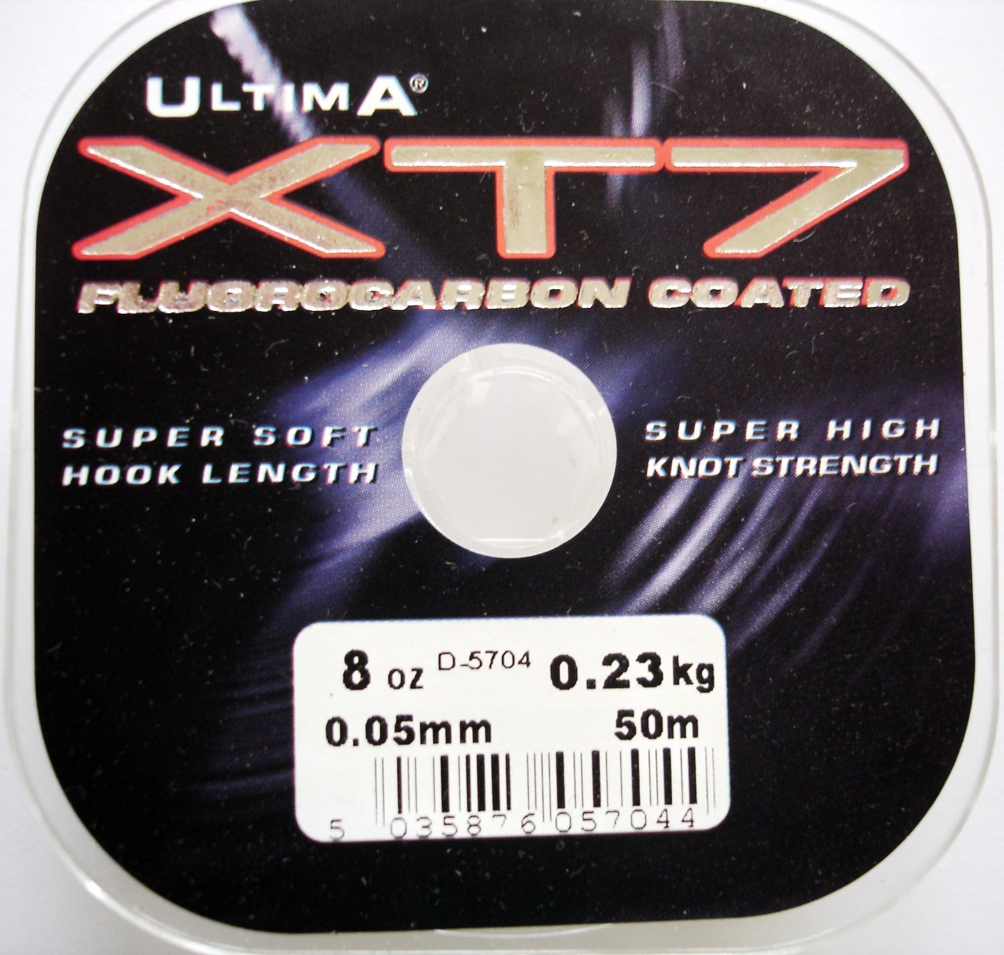 Ultima XTZ Special Fluorocarbon Coated Hook Line, 0.05mm, 50m Spool. Professional Quality
