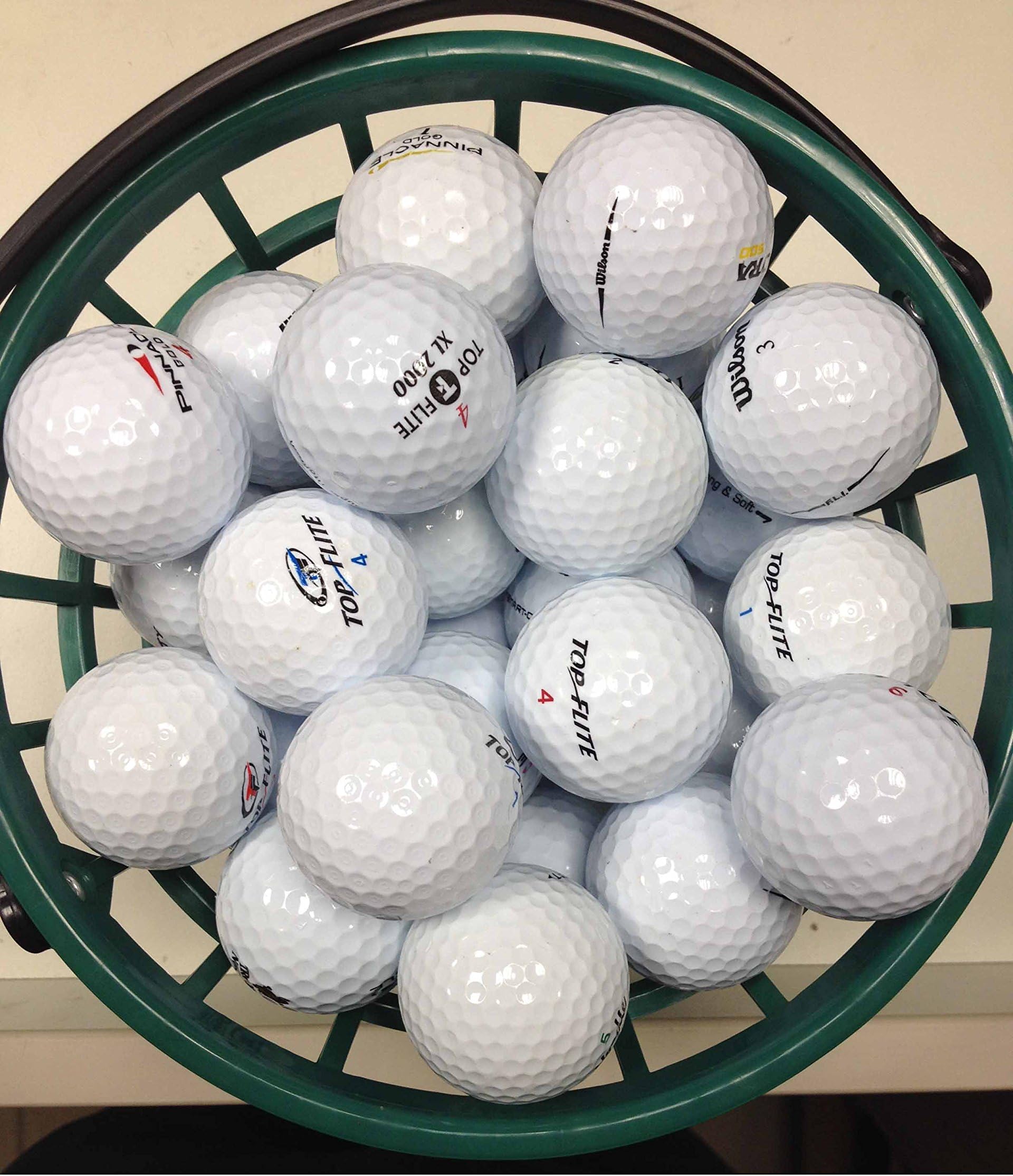 LakeballsGolf 100 Assorted AAA/AA Grade Balls, White