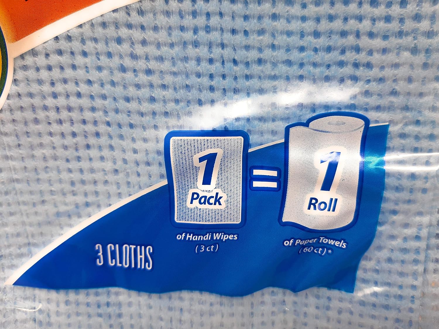 Handi Wipes Heavy Duty Reusable Cloths, Color May Vary - 3 Count (Pack of 4)