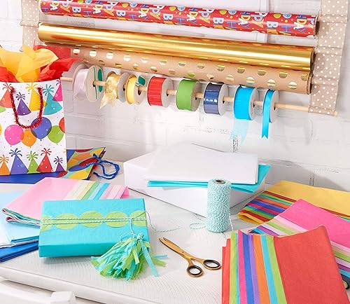 Miniatura 7 de American Greetings 200 hojas de 20 pulgadas x 20 pulgadas. Papel de seda blanco a granel para cumpleaños, bolsas de regalo, bricolaje, manualidades