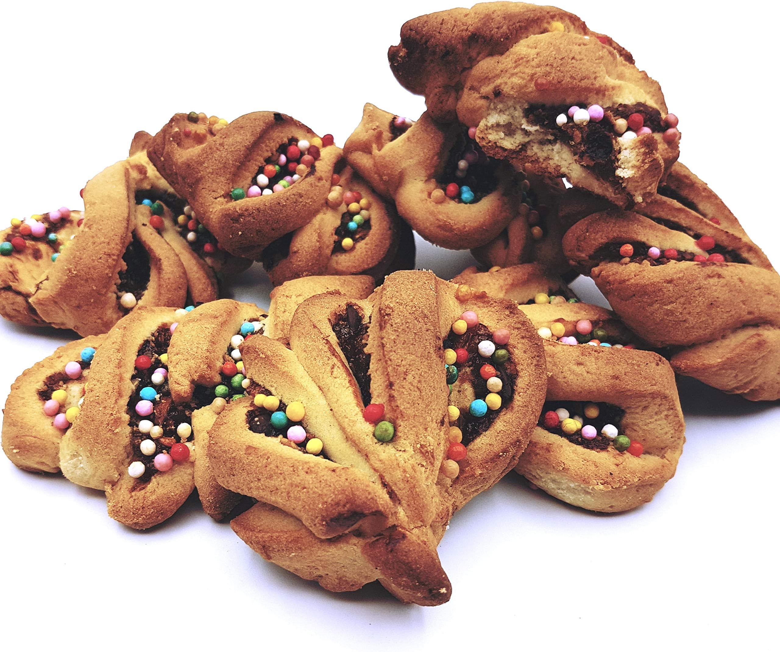Cookies figs Filled, Strictly Handmade in Sicily (gr.400). RAREZZE: Typical Sicilian Products, Cannoli, Almond Paste, cassate, from Sicilian Artisanal Pastry.
