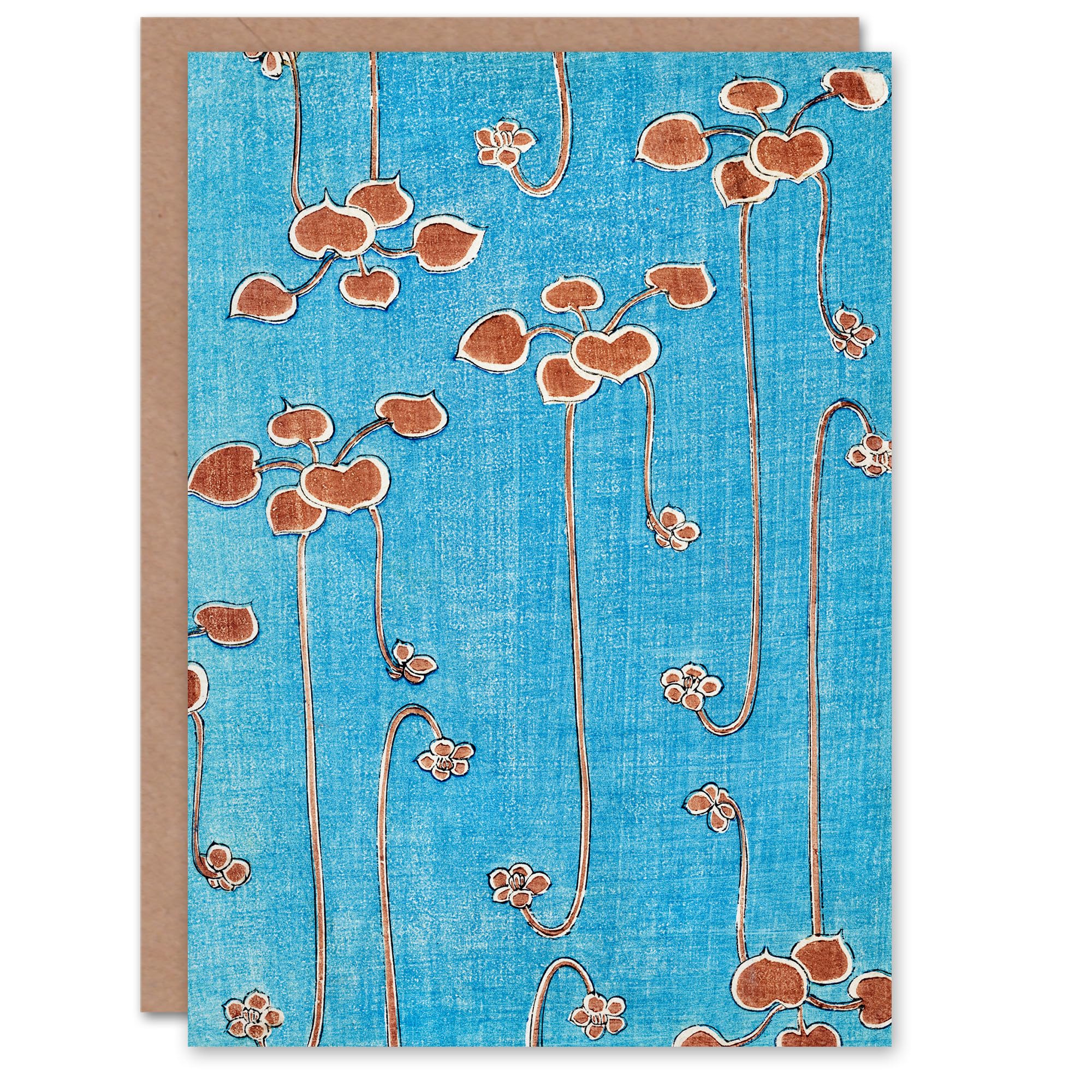 Artery8 Shin Bijutsukai Japanese Art Card Vintage Vine Illustration
