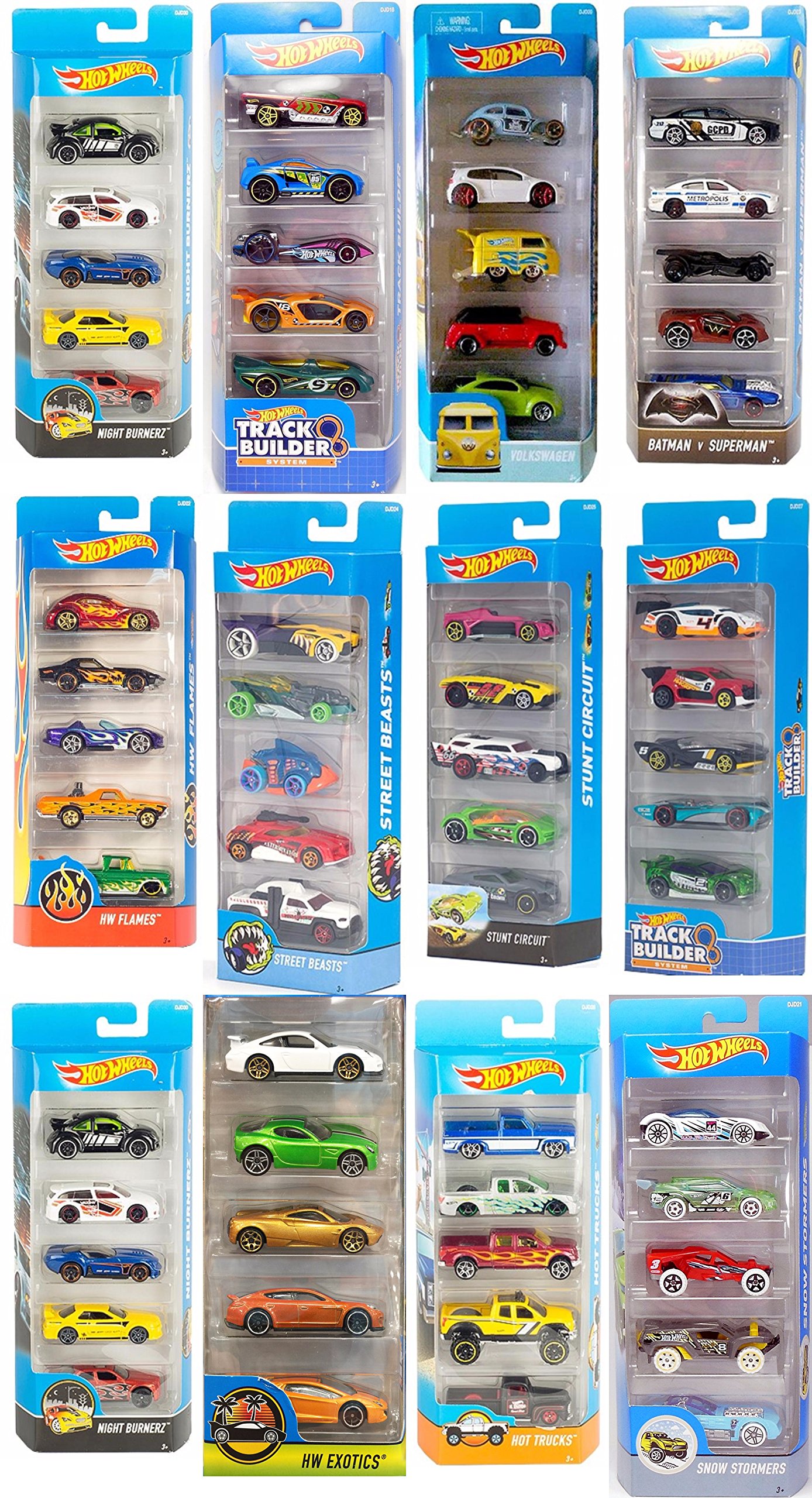 Hot Wheels 5-ER hediye seti Muscle-Cars – Toon Cee'd Muscle R0692
