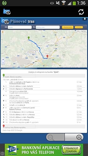 Routes planner
