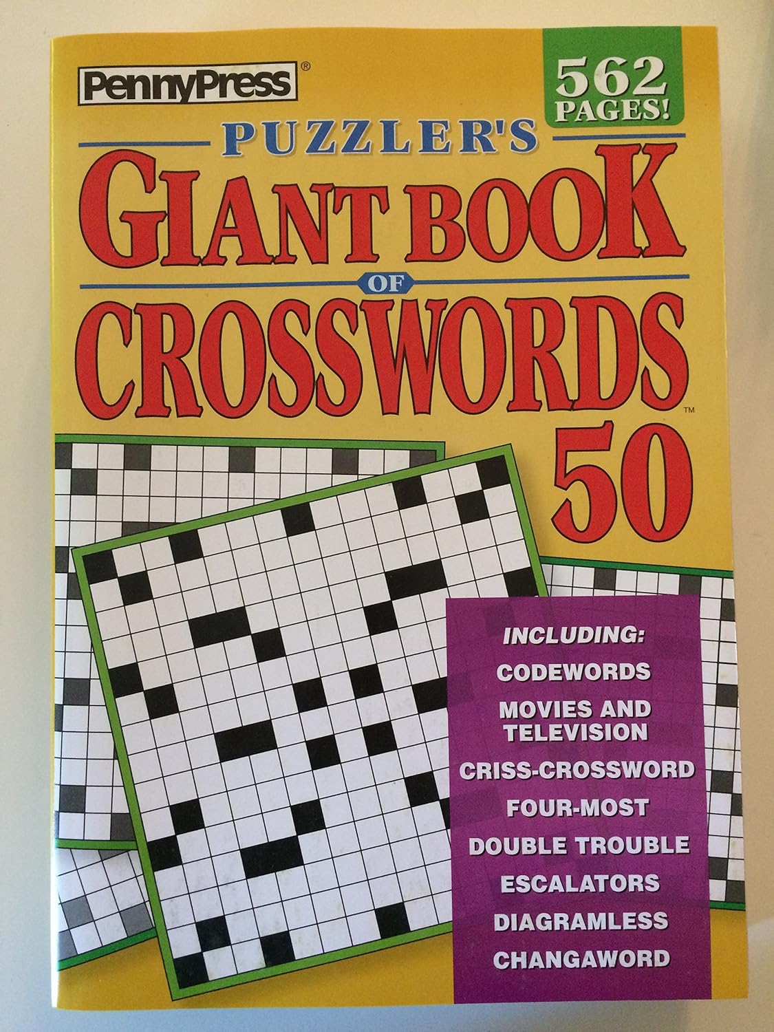 PUZZLER'S GIANT BOOK OF CROSSWORDS 50 9781592380435 Books Amazon.ca