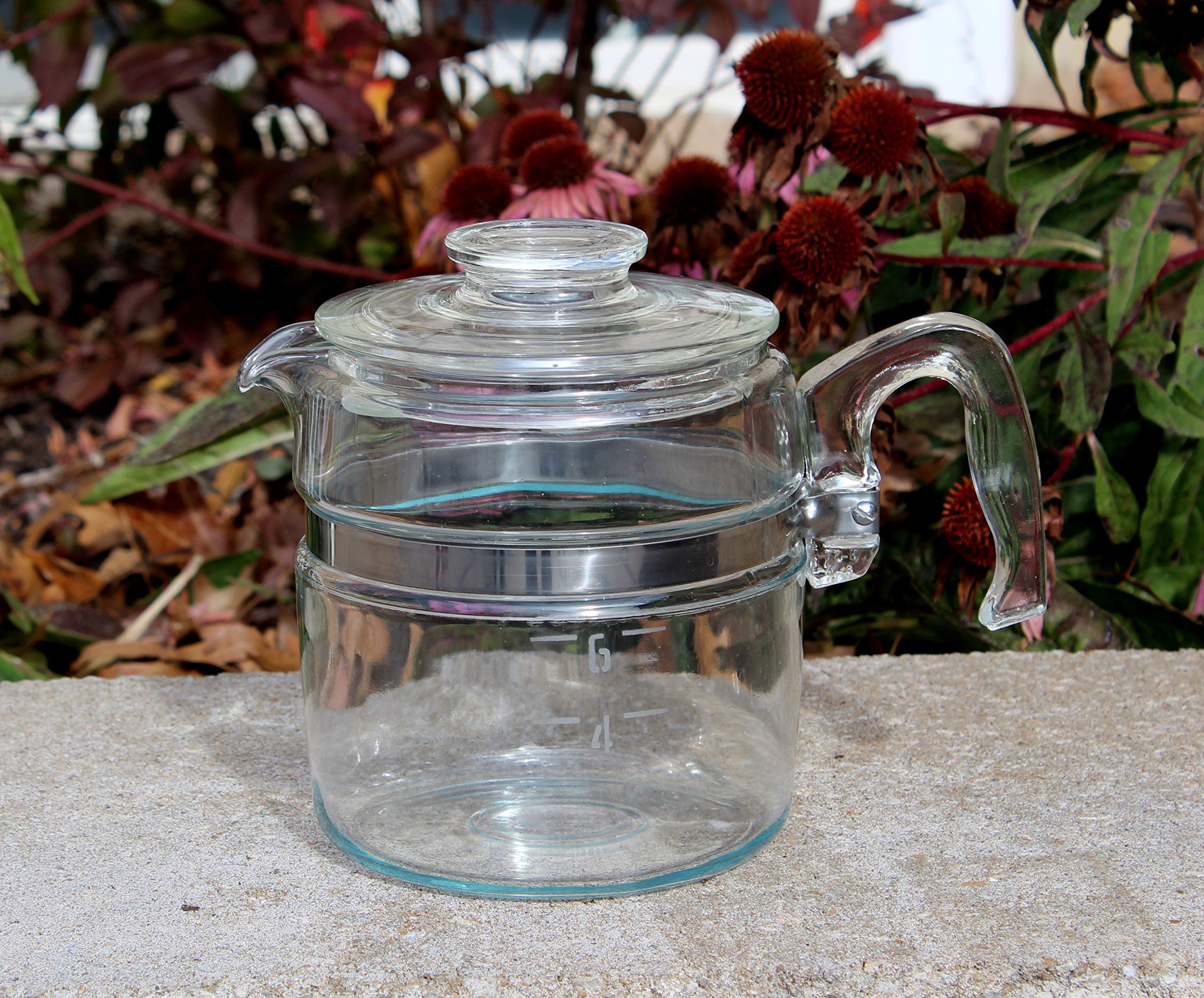 Amazon.com: Pyrex 7756 - Olla de café (6 tazas, con tapa y olla) : Hogar y  Cocina