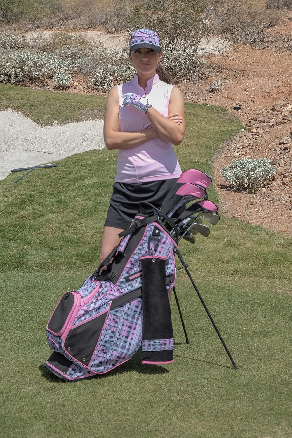 Glove It Golf Club Covers for Women, Set of 3 Numbered Ladies Golf Head Covers for Hybrid, Wood & Driver Clubs, Extra Protection, Pixel Plaid : Sports & Outdoors