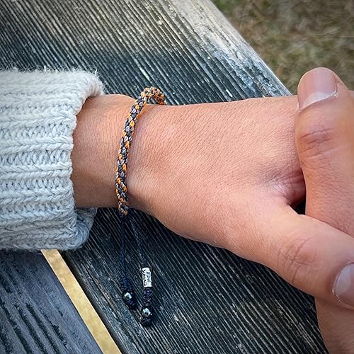 Miniatura 96 de Rumi Sumaq Nautical Rope Bracelet for Men, Women & Kids - Waterproof Hand-Knotted Adjustable Pull Tie - Martha’s Vineyard Island Map, Sailor Rope &