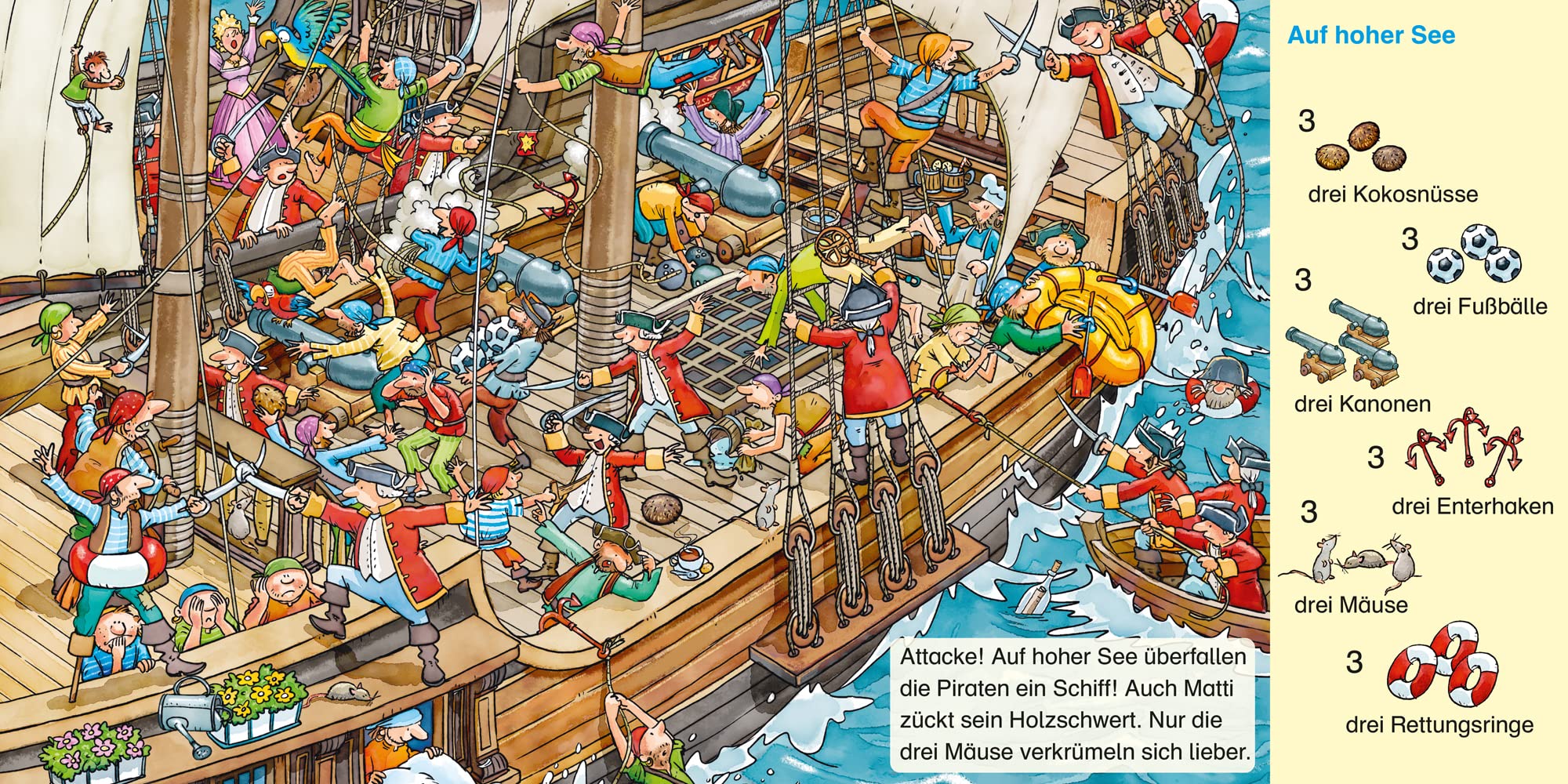 Maxi Pixi 283: Wimmelspaß mit dem kleinen Piraten, 1 Stück