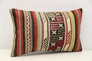 Retro kilim pillow cover 12x20 inch (30x50 cm) Armchair Pillow Knitting Pillow Lumbar Kilim pillow Throw Pillow cover Kilim Cushion Cover Decorative pillow
