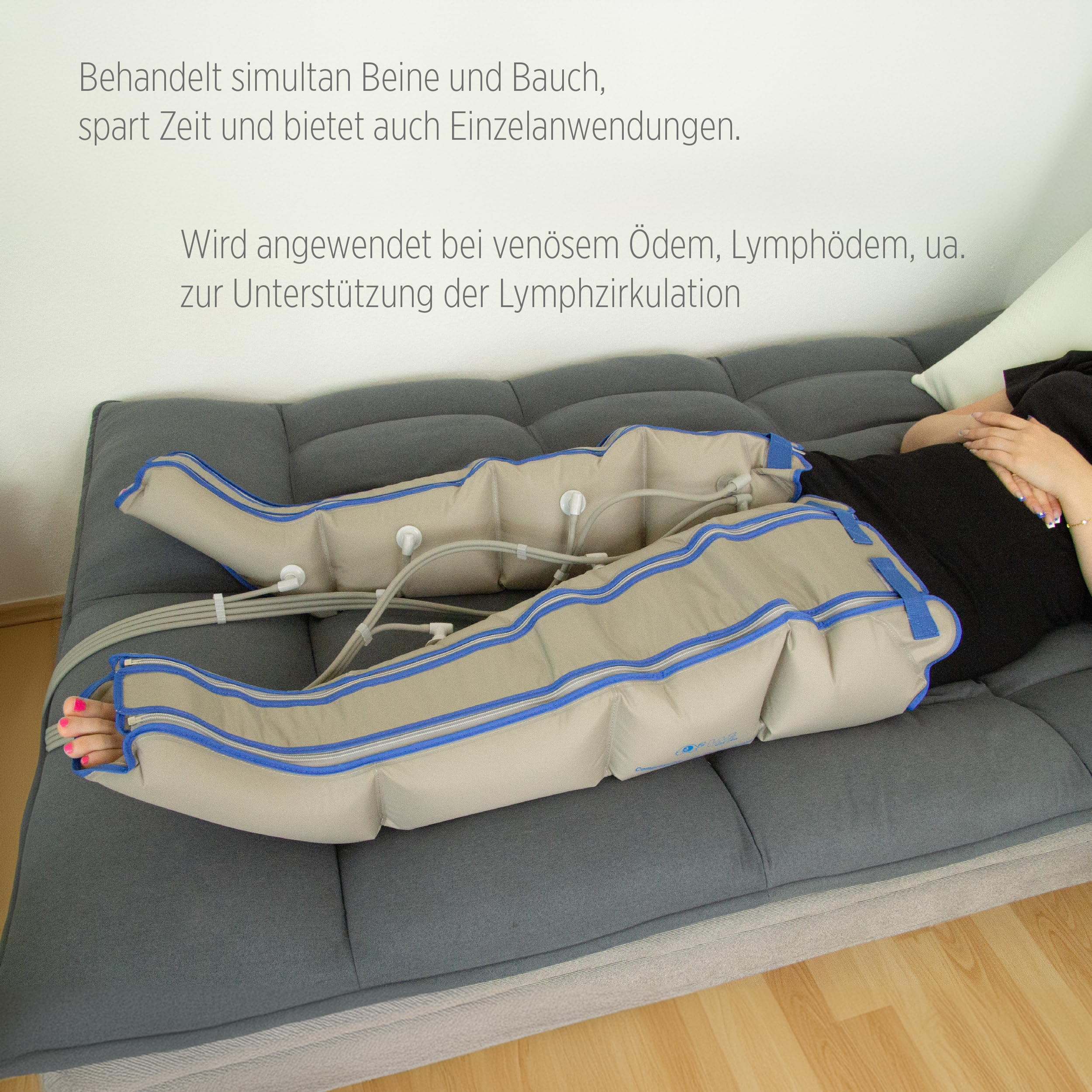 I-press4 Lymphdrainagegerät Beinerweiterung passend für Größe L für I-press4 und I-press4 premium