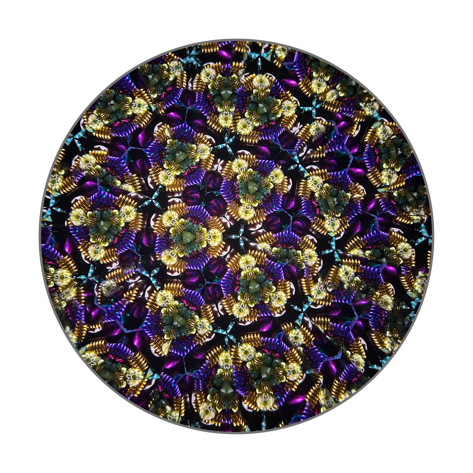 Kaléidoscope classique en laiton fait à la main pour jardins floraux - Un superbe mélange d'élégance artistique et de précision scientifique