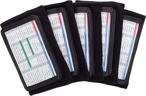 WristCoaches Pulseras de juego de fútbol  Equipo de mariscal de campo para adultos  Libro de jugadas de pulsera  Pulseras de sóftbol para letreros