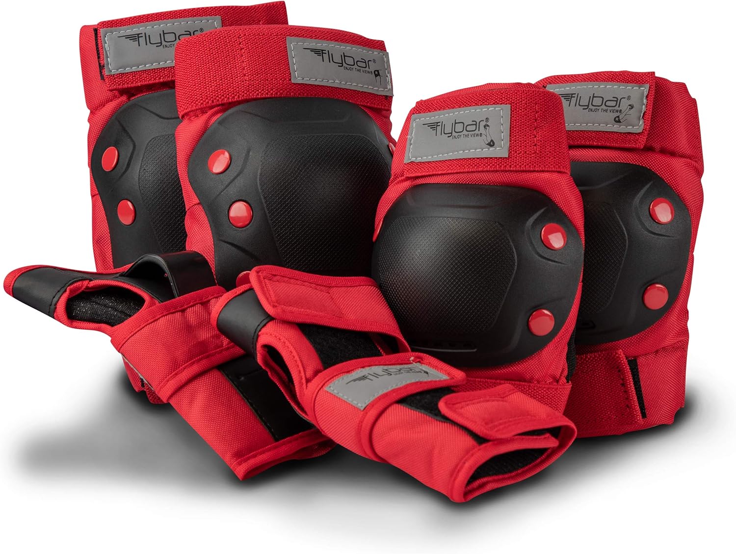 Flybar Protective Safety Gear Set- Multi Sport Safety Gear for Rollerblade Roller Skates Inline Skating Cycling BMX Bike Skateboarding Scooter Sports Pads for Kids, Teens, Adult : Industrial & Scientific