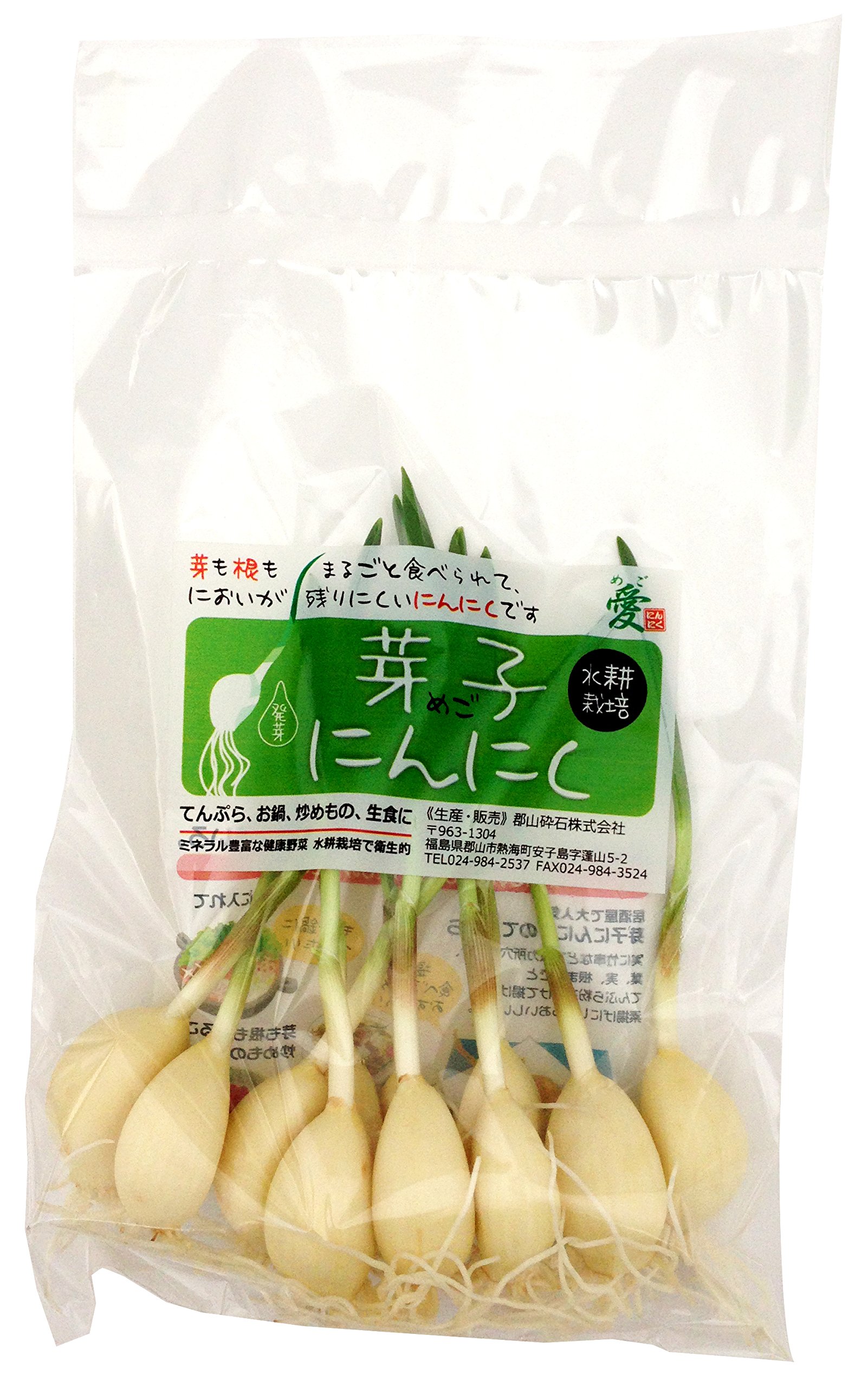 Amazon.co.jp: 芽子にんにく（約65g入り×10パック） : 食品・飲料・お酒