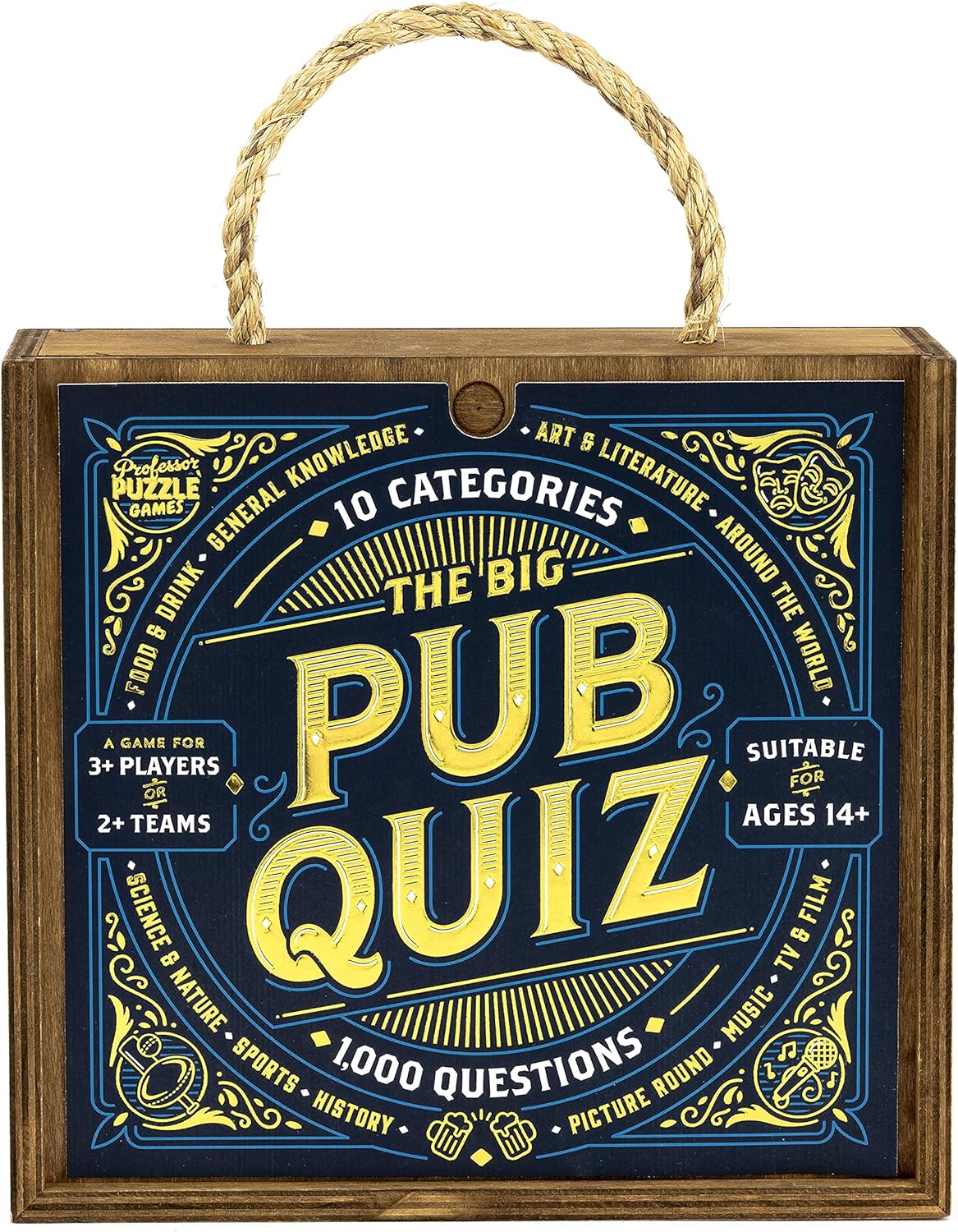 Professor PUZZLE The Big Pub Quiz The 1000 question ultimate quiz game