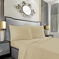 Vista 8 de Mocassi Juego de 2 fundas de almohada de tamaño estándar, fundas de almohada, protectores de almohada, sábanas de lujo de 1800 hilos y fundas