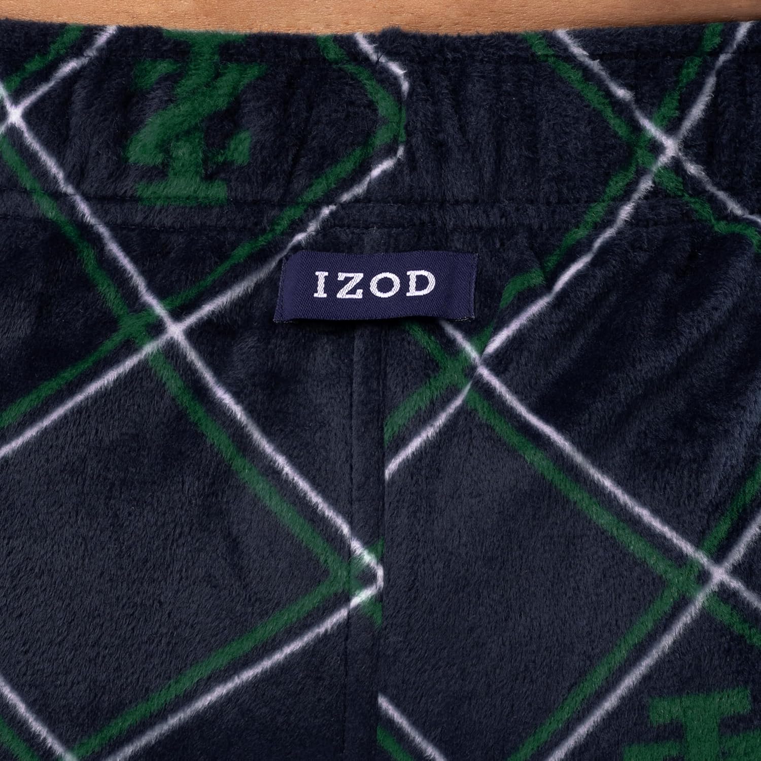 IZOD mens Long Sleeve Jersey Top and Fleece Pants Sleep Pajama Set - Image 6