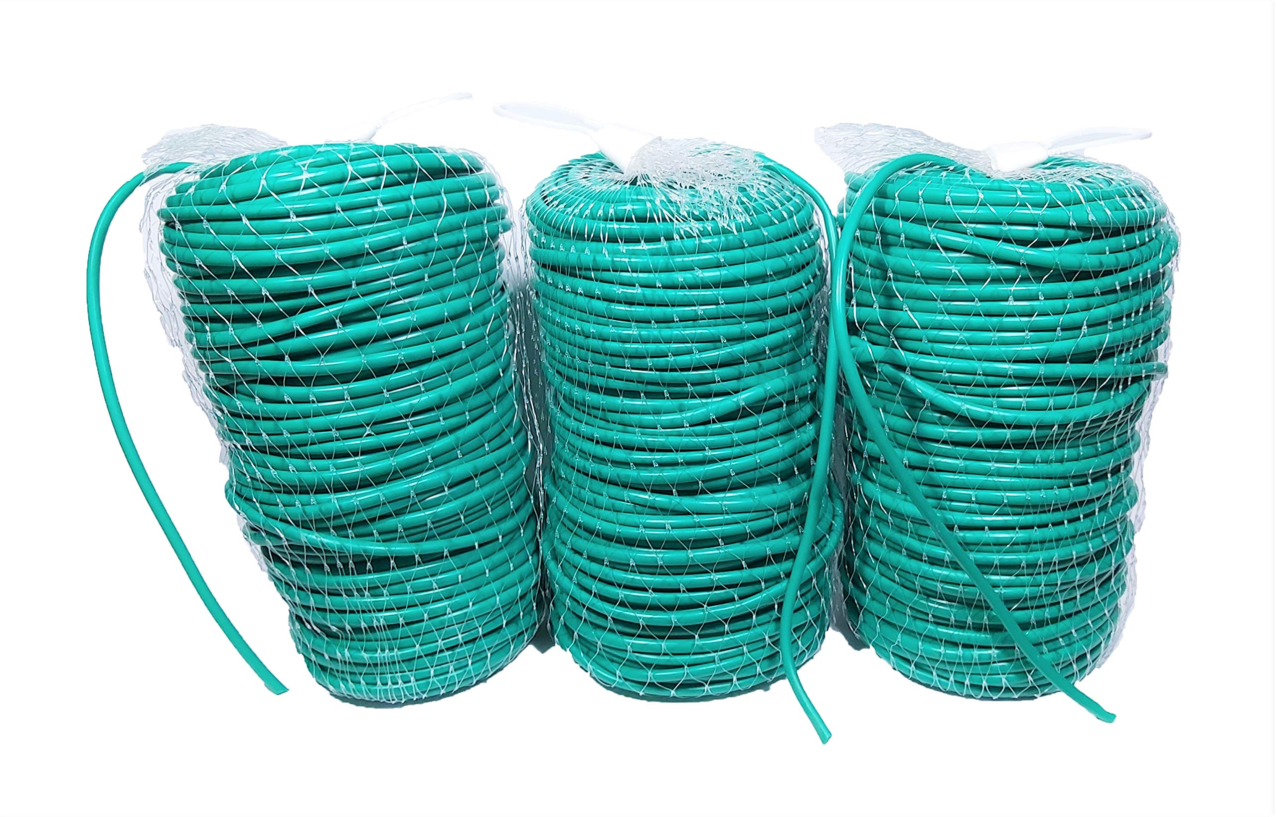 Alle culturen Macarons elastisch garen voor bomen. 1 kilo 3,50 mm bol. Diameter rekbaar PVC voor het binden of omwikkelen van wijnstokken, bomen of planten
