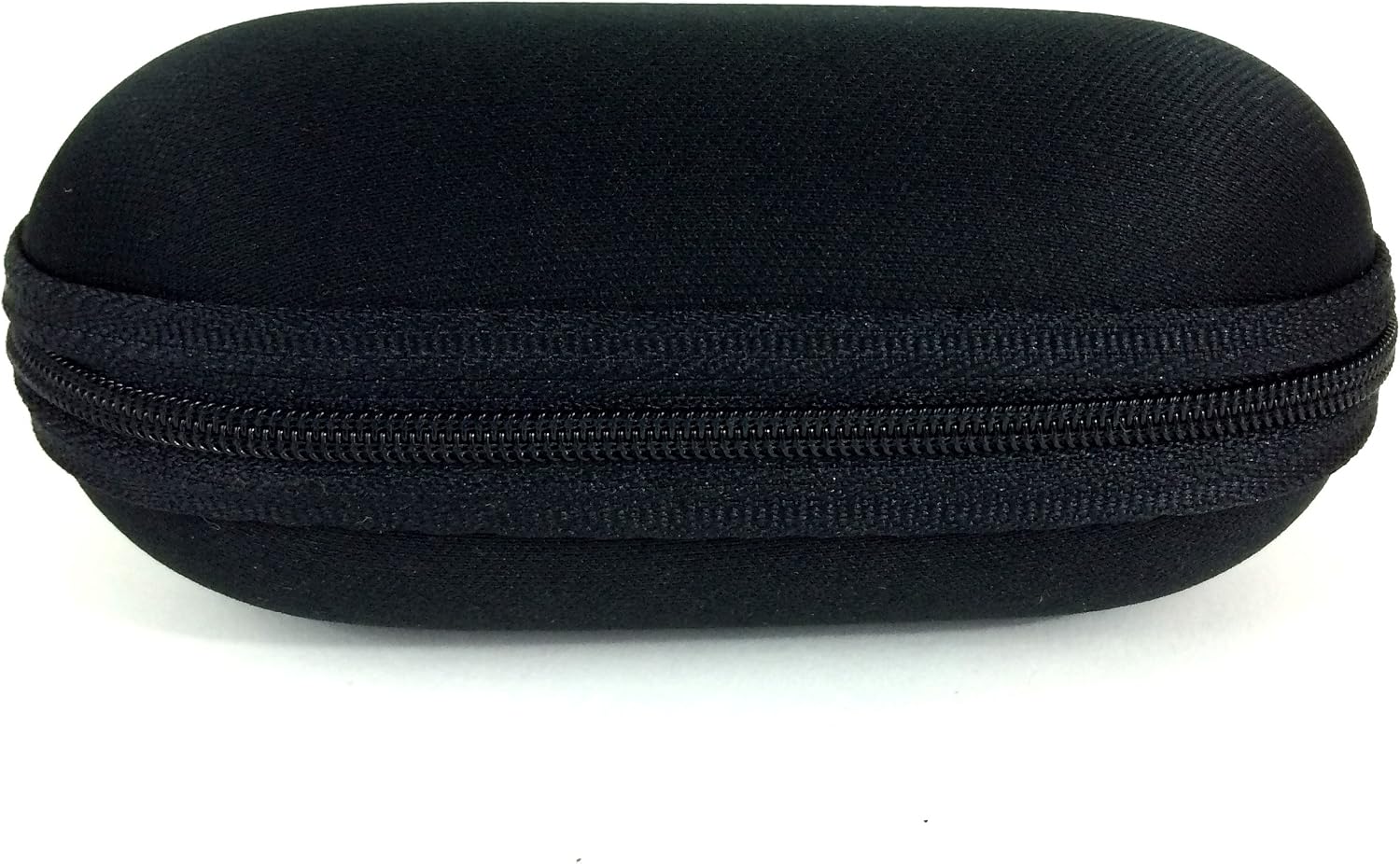 5" Zippered Padded Pouch Hard Carrying Case Protective Glass Storage for Pipes (Black)