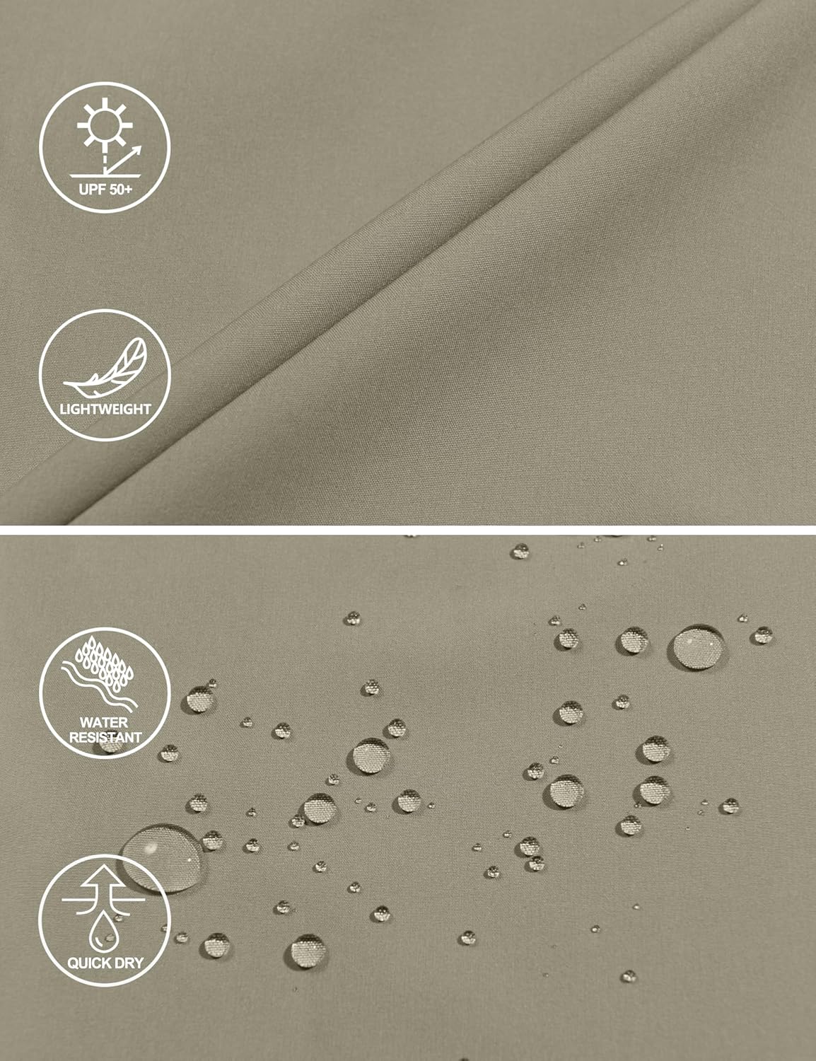 Little Donkey Andy Women's Convertible Hiking Pants Quick Dry Zip Off Shorts Lightweight Fishing Travel Trousers