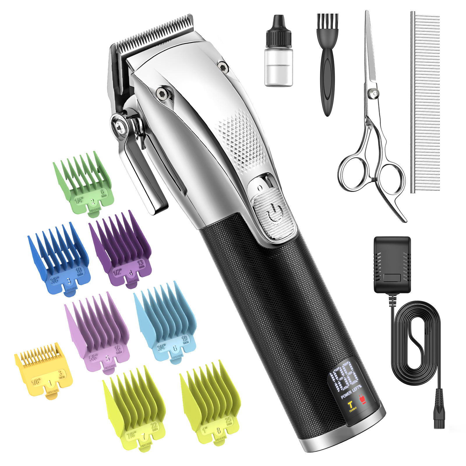 oneisall Dog Clippers Low Noise, 2Speed Strong Power Dog Grooming Kit