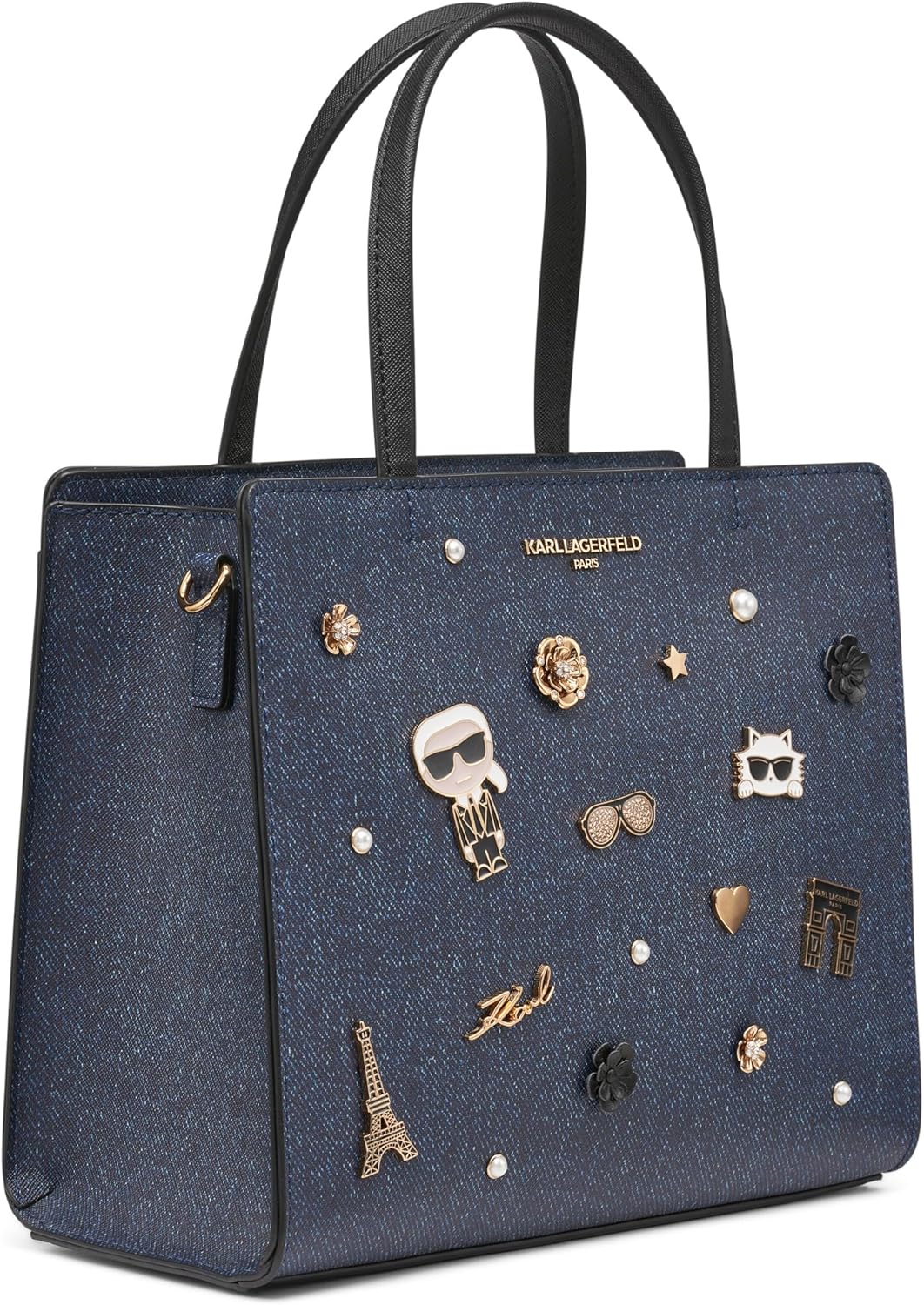 KARL LAGERFELD Women's Maybelle Pins Satchel