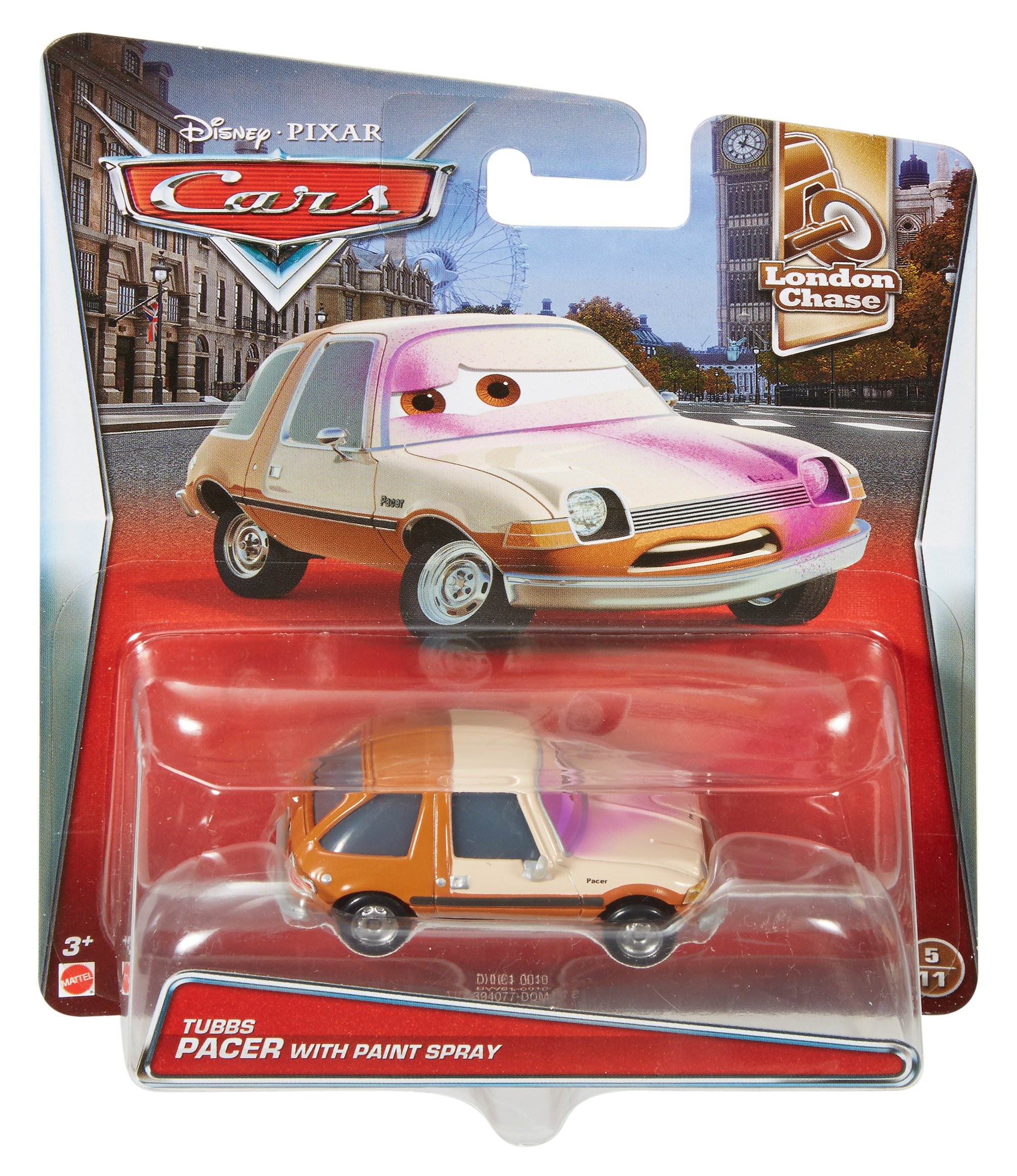 sb302 マテル TUBBS PACER WITH PAINT SPRAY Disney/Pixar Cars Tubbs Pacer with Paint Spray Die-Cast Vehicle