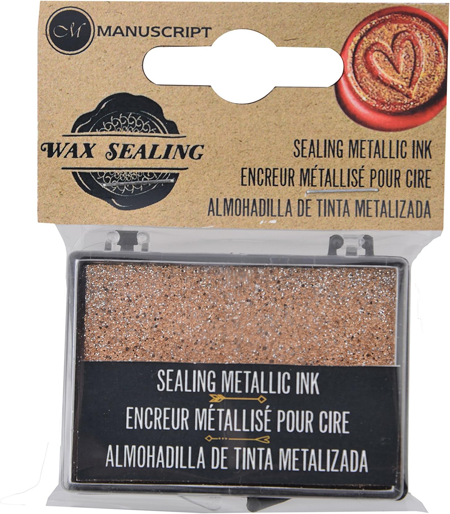 Manuscript Pen Company Sealing Metallic Ink Pad - Gold