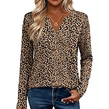 Womens Tops Long Sleeve V Neck Tee Shirts Cute Dressy Casual Clothing Business Work Blouse
