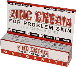 Margarite Cosmetics, Crema de zinc, Para la p...