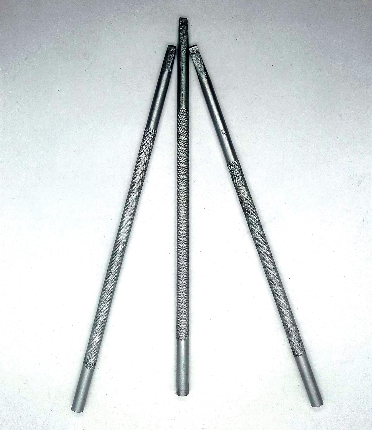 Carbide Chisel Elite for stone with knurled handle 4mm - 3pcs