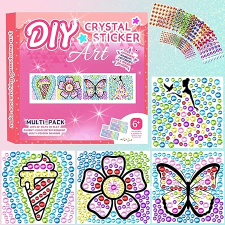 Poke Art Bastelset Für Kinder - DIY Blumenstrauß Mit Pailletten