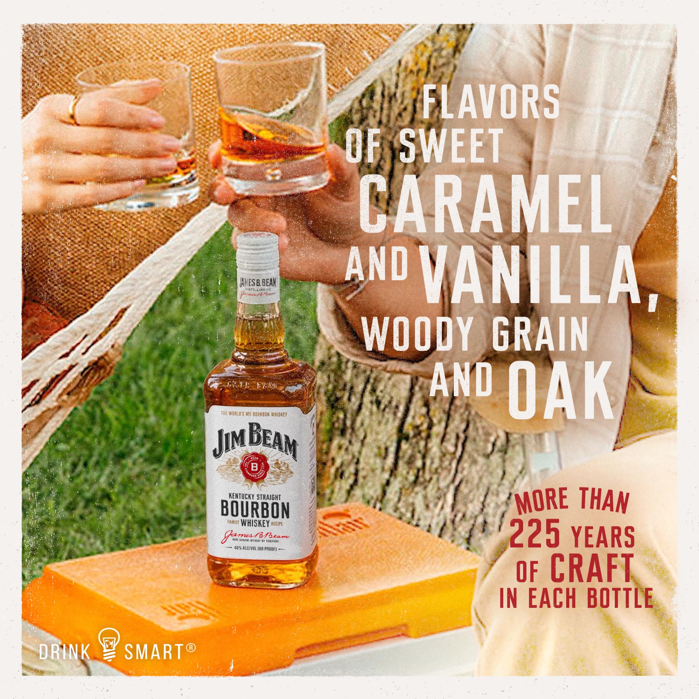 Jim Beam Kentucky Straight Bourbon Whiskey 750 ml | Grocery Pickup