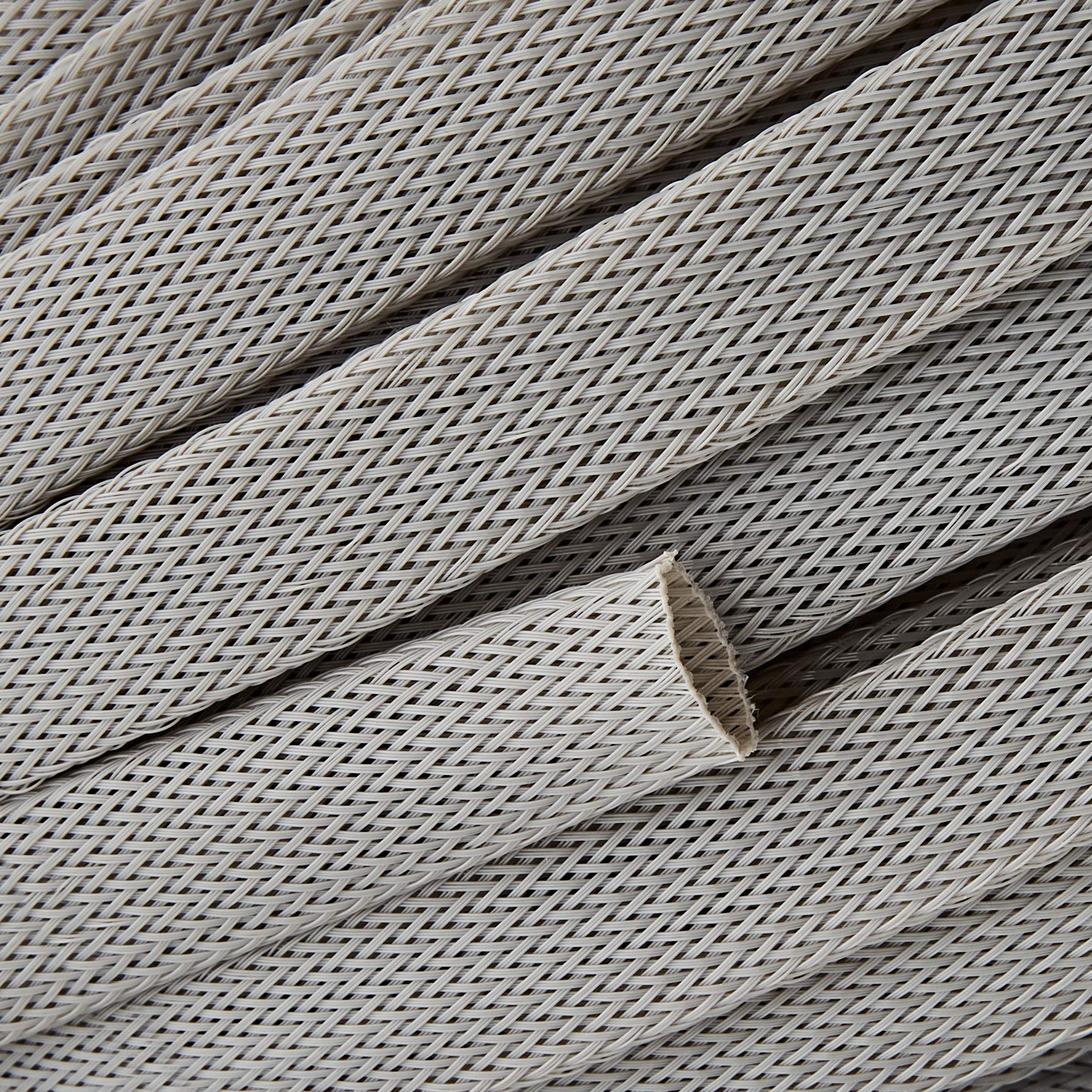 Pro Power PET15 GREY 50 m Guaina intrecciata espandibile, grigio, 15-27 mm, bobina da 50 m
