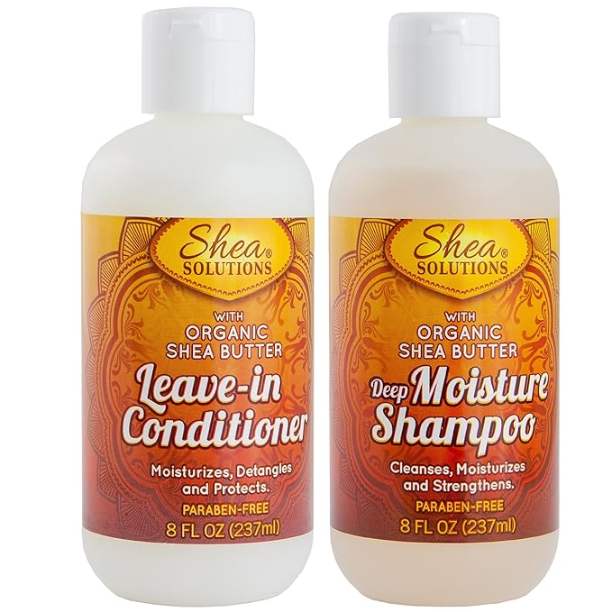 Organic Shea Butter Shampoo & Conditioner Everyday Deep