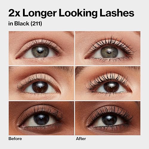 Miniatura 4 de Revlon ColorStay Xtensionnaire - Máscara alargadora de pestañas, suero de pestañas y rímel en uno, con cepillo cónico para pestañas de aspecto 2