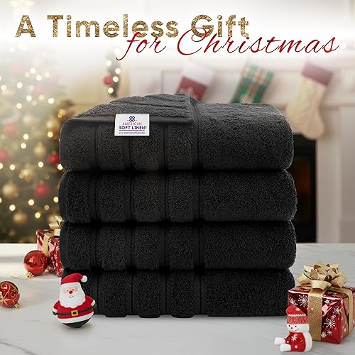 Miniatura 388 de American Soft Linen - Toalla de baño de gran tamaño de 40 x 80 pulgadas, extra grande para baño, 100% algodón turco, toallas de baño de gran