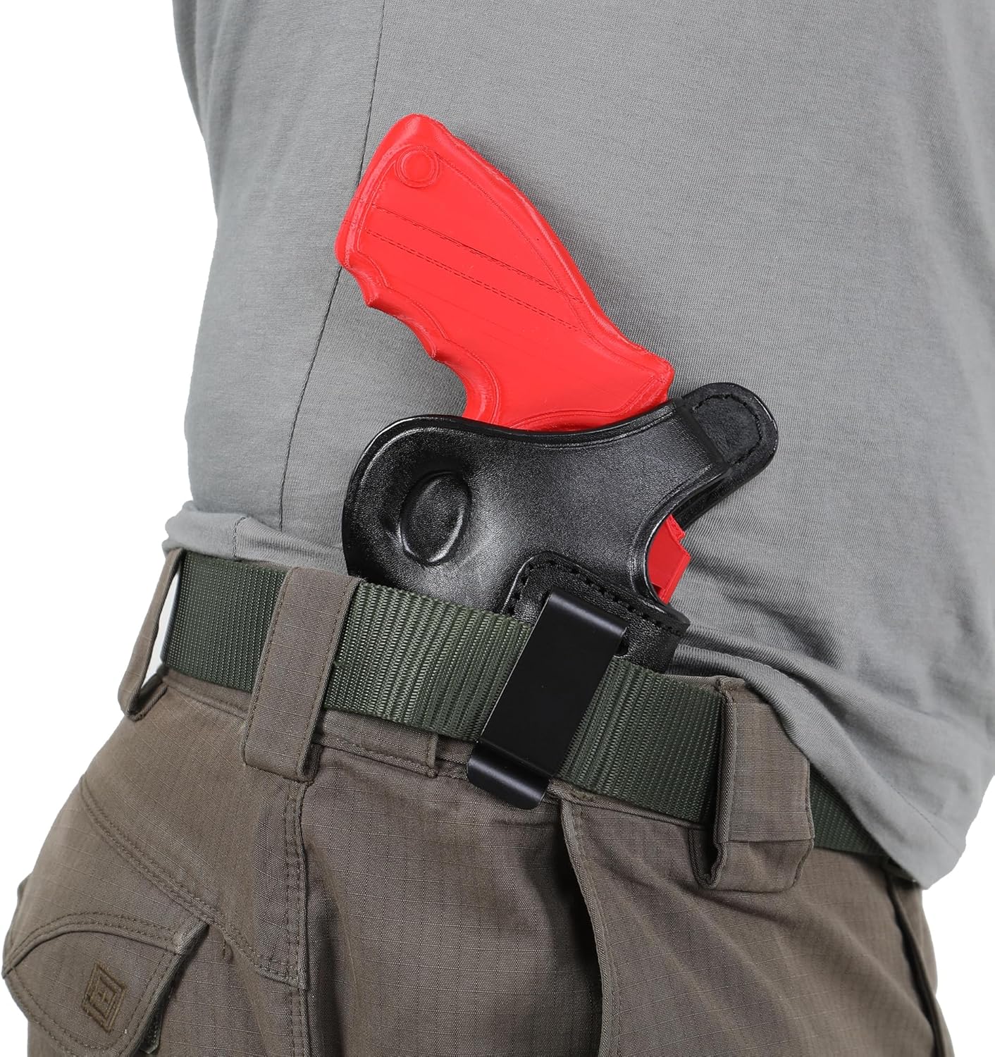 DORUK Holster S&W 357 Mag, 38 Spl Revolver 2,5 inch IWB Handmade Leather Gun Holster Right Hand