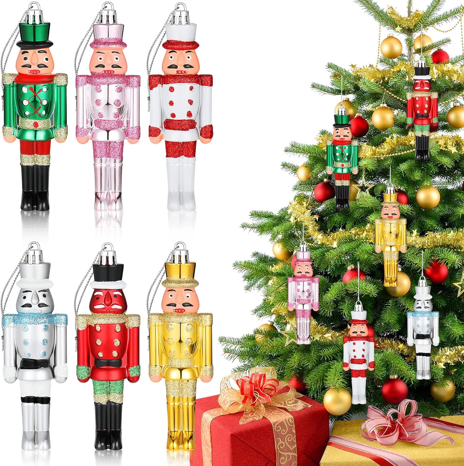 Christmas Nutcracker Ornaments Wooden Nutcracker Hanging
