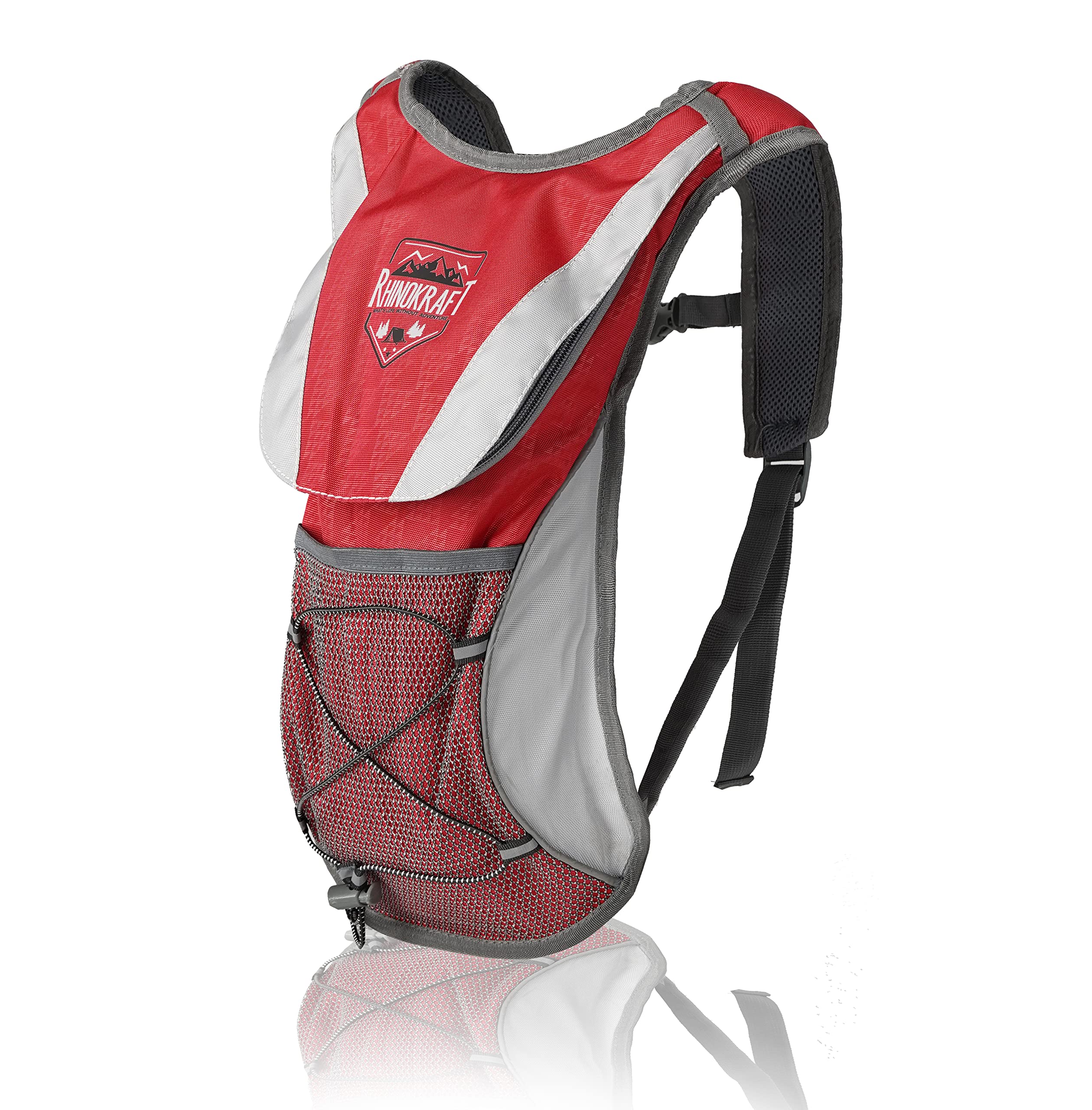 RhinoKraft Ultralight Hydration Pack for Outdoor Adventures - Lightweight, Easy-to-Use, and Secure Front Compartment - Stay Hydrated and Hassle-Free!
