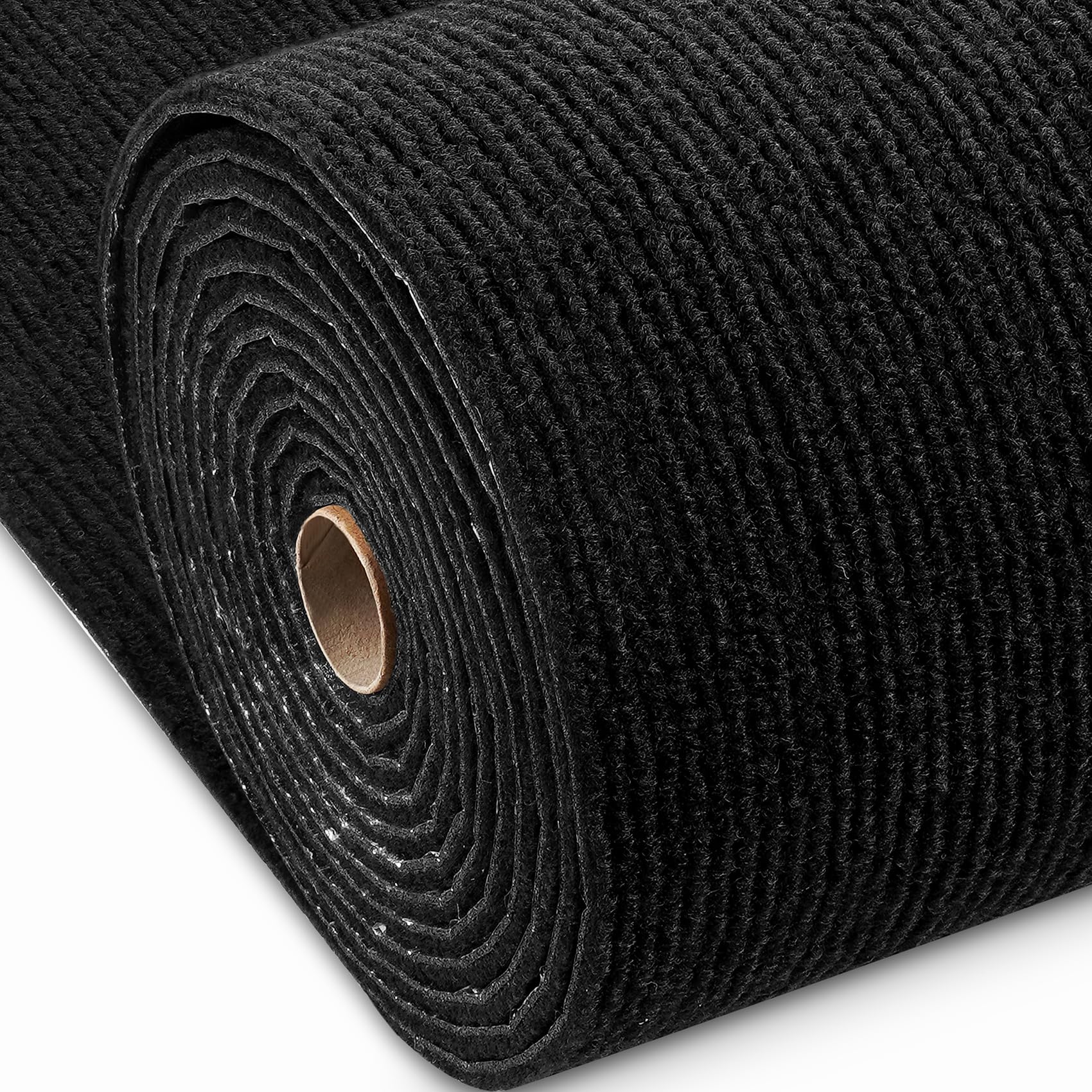 Livelynine Black Carpet Roll Peel and Stick 2ft x 13ft Large Carpet Tiles for Bedroom Living Room Basement Cats Stairs Indoor Outdoor Waterproof Self Adhesive Rolls Sticky Non Slip Runner Rug Squares