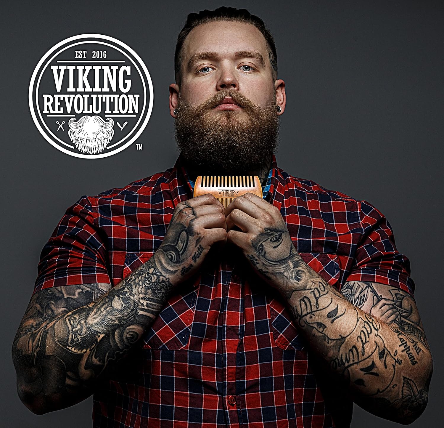 Wooden Beard b & Case, Act Fine & Coarse Teeth, for use